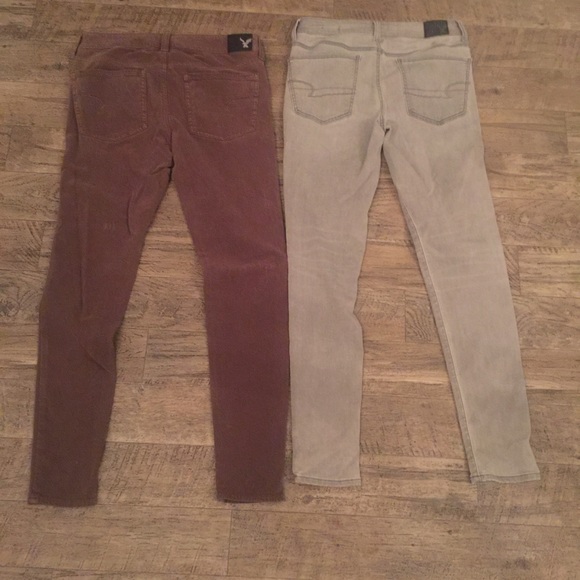2pr. American Eagle Jeggings 6R - Picture 2 of 8